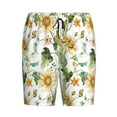 thumbnail image 3 of Picia Watercolor Bright Sunflowers Pajama Shorts for Men, Men's Pajama Bottoms, Sleepwear,Short Pajama Pants-XX-Large, 3 of 9