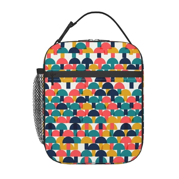 Mushroom Lunch Bag For Women Men, Cute Reusable Mushrooms Theme Lunch Bags, Small Portable Foldable Insulated Lunch Bag For Office, Work, Picnic, Travel, Outdoors