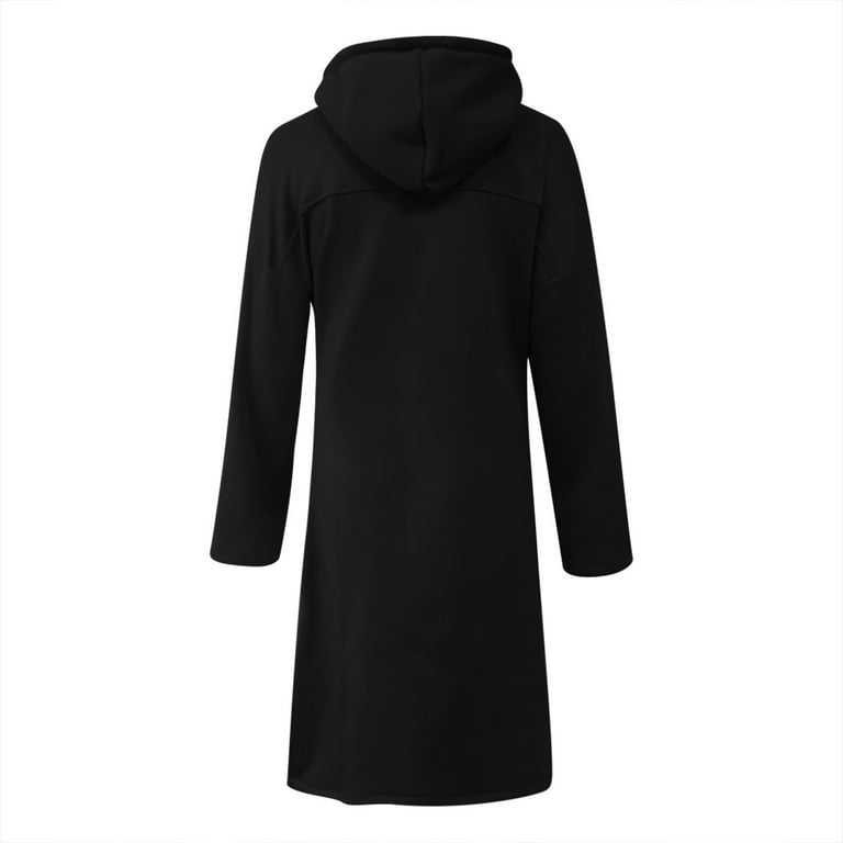 Knee length hoodie sweatshirt online