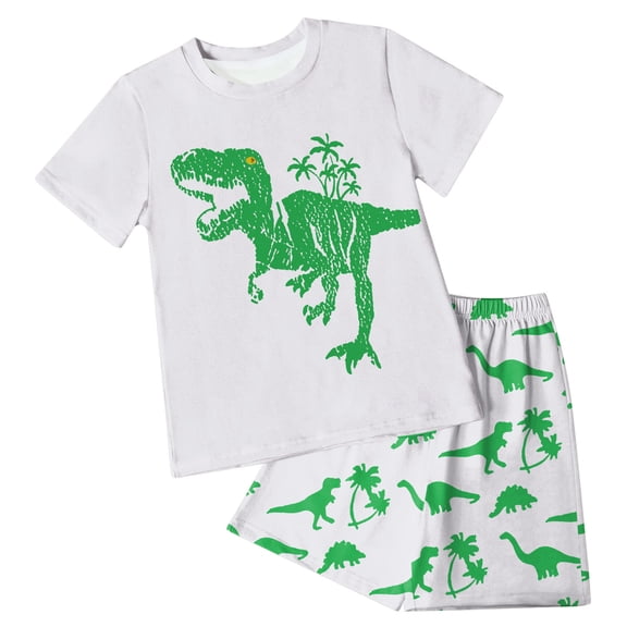 Baby Boy Outfits 4t Boys Clothes with Trendy Graphic T Shirt Shorts Sets Family Matching Outfits for Sports