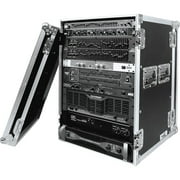 Angle View: Road Runner 16U Deluxe Amplifier Case Black