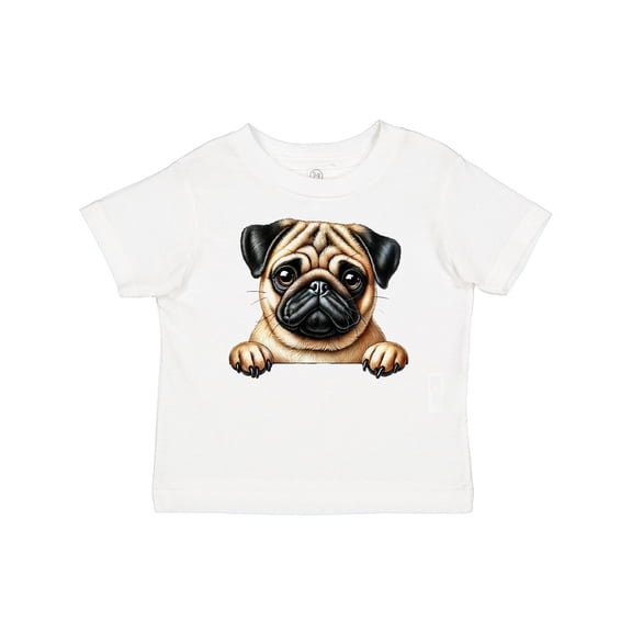 Inktastic Cute Pug Illustration Boys or Girls Baby T-Shirt