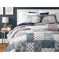 thumbnail image 1 of Hometrends Patchwork 3pc Quilt Set, 1 of 1