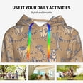 thumbnail image 4 of Salouo Cactus Alpaca Pattern Hoodie Sweatshirts for Women, Autumn Pullover Hoodie Workout Sweat Women's Long Sleeve Preppy Sweatshirts-XX-Large, 4 of 7