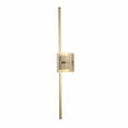 thumbnail image 1 of JONATHAN Y Makena Metal Wall Sconce 28" Dimmable Integrated LED Gold, 1 of 1