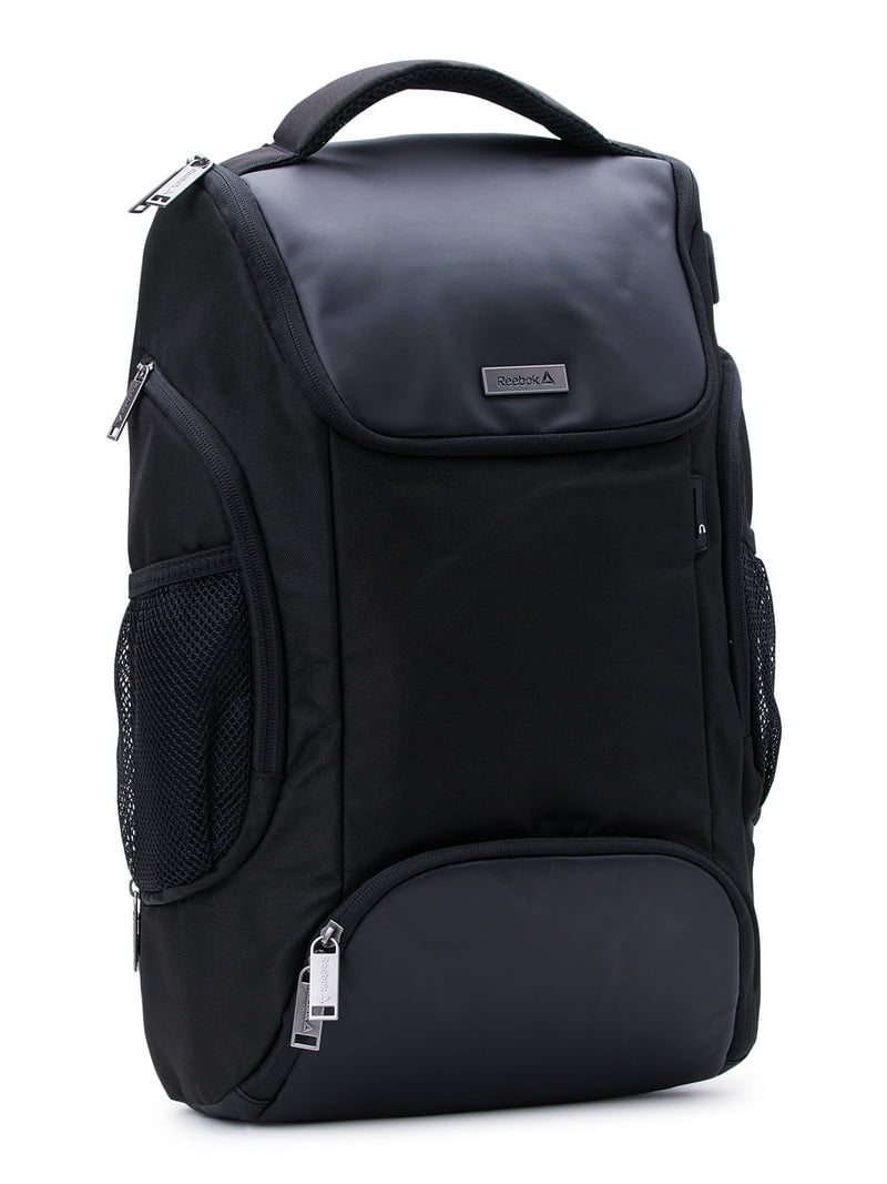 Reebok Unisex Nolan Tech 18in Backpack with USB Charging Port and