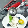 thumbnail image 3 of Ice Cream Scoop with Trigger Release, 18/8 Stainless Steel Cookie Scoop, Cookie Dough Scoop, Cookie Scooper for Baking, Cupcake Scoop, 3 of 7