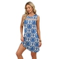 thumbnail image 5 of Wiholl Summer Dresses for Women 2026 Beach Vacation Fashion Lace Mini Tank Dress with Pockets, 5 of 9