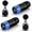 Blue, variant on BlinkLLX Blue Waterproof Brass Trolling Motor Plug with Receptacle Set 2 Count