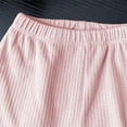 thumbnail image 6 of LNMQLPDBS Baby Girls Ribbed Lounge Set Toddler Button Down Shirt with Relaxed Fit Pants Kids Ruffle Trim 2 Piece Outfit Girls Casual Soft Knit Outfit School Holiday Daily Wear with Pockets, 6 of 9