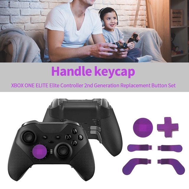 Tecla Botón de disparo del controlador de juego de 6 piezas para XBOX ONE ELITE 2 Juego de reemplazo de teclas