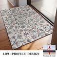 thumbnail image 3 of White Pioneer Flower and Paisley Pattern Door Rugs,Washable Non Slip Door Mats Indoor,Decorative Door Mats,Entry Mat Indoor for Entrance,Bedroom,Kitchen,Bathroom,20"x32", 3 of 6