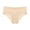 Beige, variant on LYEAA Briefs Women Cotton Mid Waisted Cool Underwear Breathable Comfort Solid Mesh Daily Panties Seamless Fashionable Underpants Beige L