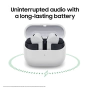 Samsung Galaxy Buds3 FE Bluetooth Headphones and Charging Case, Gray