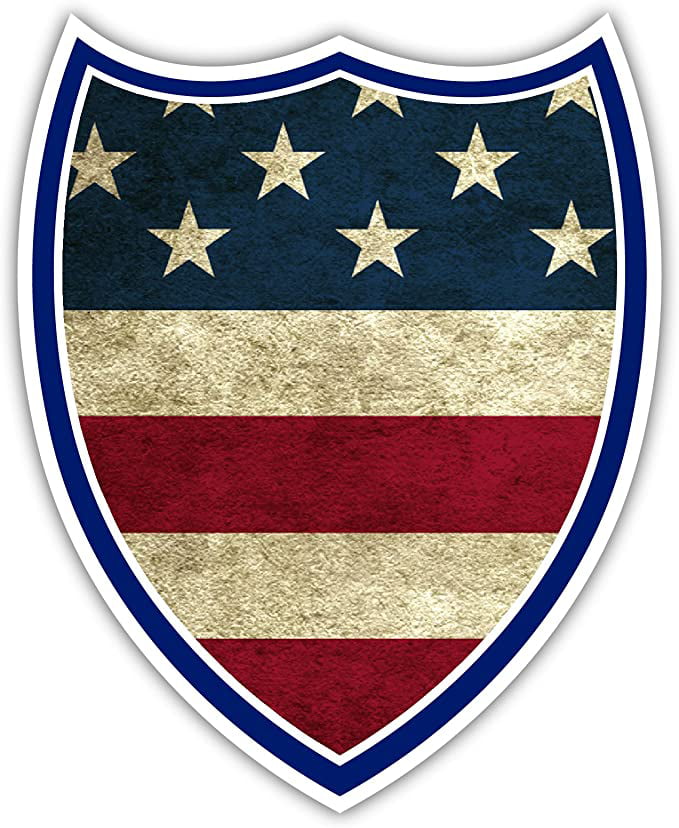 RescueTees American Flag Shield Apparel