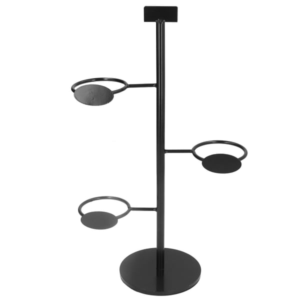 Portavasos, portavasos Soporte para vasos con 3 orificios Soporte para exhibición de vasos Probado y confiable