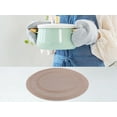 thumbnail image 5 of Unique Bargains Set of 6 Round Placemats for Kitchen Dining Table Decor Pink, 5 of 7