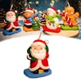 thumbnail image 3 of Decoración de s de Navidad de de múltiples formas Cera sin perfume Decorativa Hogar Dormitorio Oficina de té Skateboarding Santa, 3 of 9