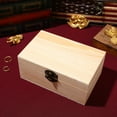 thumbnail image 5 of MRLESS Unfinished Wooden Jewelry Box Locking Clasp for Storage and Organization, 5 of 7