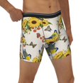 thumbnail image 5 of Sigee Bird Sunflowers for Men's Boxer Briefs,Moisture Wicking and Breathable Medium, 5 of 9