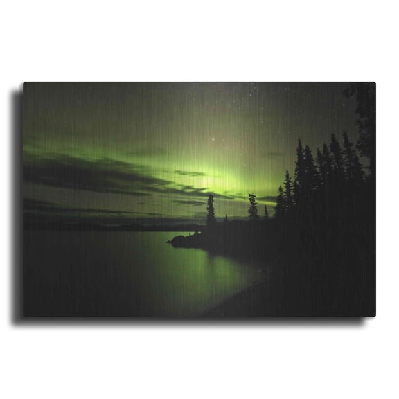 Luxe Metal Art 'Northern Lights 4' by Luxe Portfolio, Metal Wall Art, 36"x24"