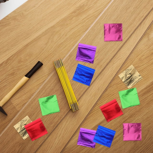 COSMOBETTY 300Ud Hojas Papel De Oro Imitación Para Detalles En Cerámica Muebles Y Artesanías