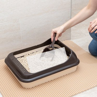 PAMINGONO Cat Litter Box Cover Transparent Plastic Accessories for Cleaner Home Environment
