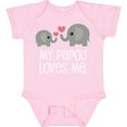 thumbnail image 3 of Inktastic My Papou Grandpa Loves Me Boys or Girls Baby Bodysuit, 3 of 5