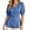 Blue, variant on Summer Shirt Elegant Collar Puff Short Sleeve Solid Color Slim Fit Blouse Kimonos for Women Long Sleeve Draped Open Front Cardigan Womens Button Front Sweater Wrap Cardigan plus Womens