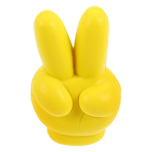 OUNONA  Antenna Decoration Balls for Cars Roof Styling Victory Yellow