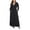 01Black, variant on Women's Plus L-5XL Short Sleeve Casual Full Length Maxi Dresses Female,,Black 3XL