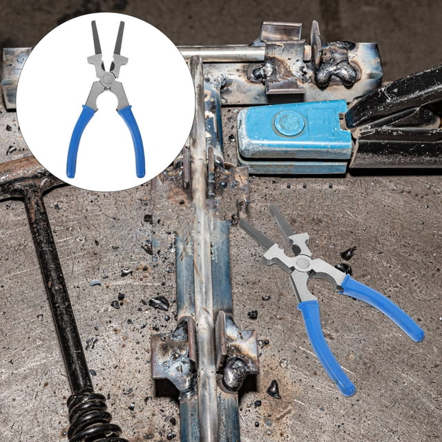 FUTUREORYY Welding Plier 1Pcs Blue Metal for Professional Welding Pliers with Long Nose Design