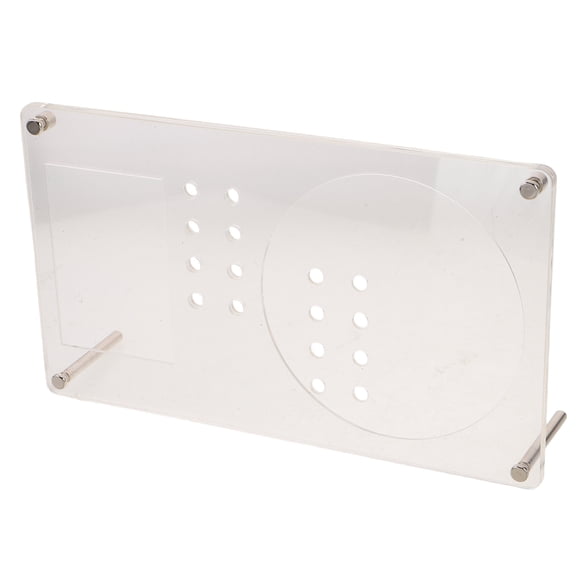 Luxshiny Soporte Acrílico Para Exhibir Discos Y Álbumes Con Ideal Para Fotos Y Musical