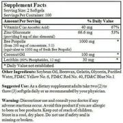 Nu-Health Natural Bee Propolis III (200 Softgels) - 2 Bottles Set