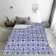 thumbnail image 5 of Balery Blue And White Porcelain Chinaware Manta de Felpa Suave y Acogedora – Cobija de Franela Aterciopelada para Cama, Lavable y Cálida para Sofá, Mascotas, Transpirable-60"x50", 5 of 7
