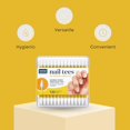 thumbnail image 3 of NAIL TEES COTTON TIPS 120 Count (3 PACK) - The Ultimate Nail Tool, Multi-Purpose Double-sided Swabs with Pointed Ends for Precise Touch-ups and the Perfect At-Home Manicure & Pedicure, 3 of 7