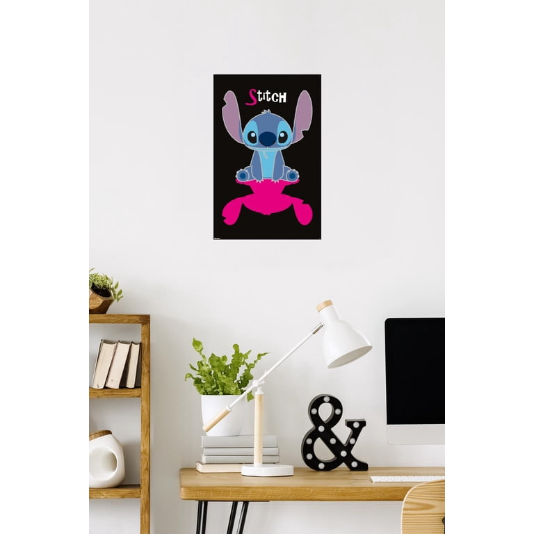Disney Lilo and Stitch: Simply Stitch - Pink Shadow Wall Poster