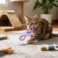 thumbnail image 4 of Cififendec Mesh Bowknot Bell Cat Chew Toy, 3.93"×1.5", Crinkle Sound Interactive Biting Play Accessory for Indoor Kitten Daily Entertainment, Stress Reducing Self Play, 4 of 5