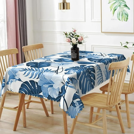 

Uorbeay 60x102inches Tropical Plant Flower Table Cloth Vintage Sage Green Gold Palm Leaves Floral Tablecloth Waterproof and Wrinkle Free Table Cover for Dining Room Kitchen Indoor Outdoor Party Decors