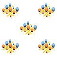 thumbnail image 3 of VONKY Fun And Interactive Toy Tic-Tac-Toe Game For Kids And Adults Friends Gobble Board Family Board Game 5Set, 3 of 6