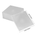 thumbnail image 2 of 20Pcs Transparent Single CD DVD Case Boxes Slim Clear Storage Organizer, 2 of 7