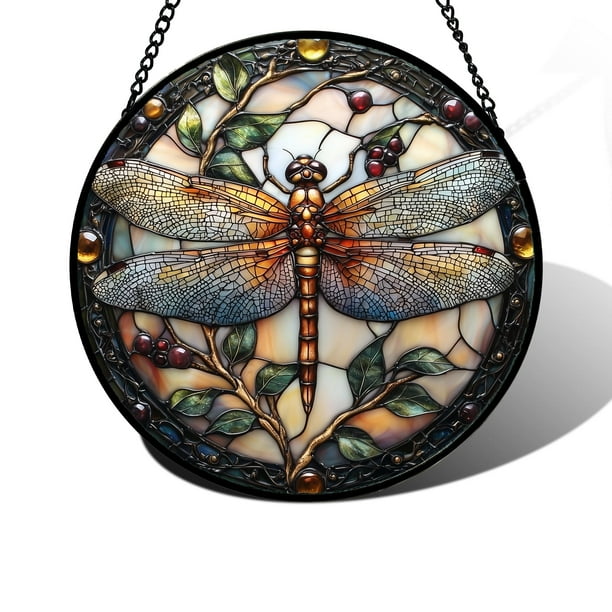 Panel de Vidrio Templado para Ventana DASTOLL libélula 30x30 cm