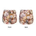 thumbnail image 3 of Balery Colorful Seashells Pantalones cortos deportivos para mujer con forro y dos bolsillos, elásticos, para entrenamiento, gimnasio, yoga-Small, 3 of 7