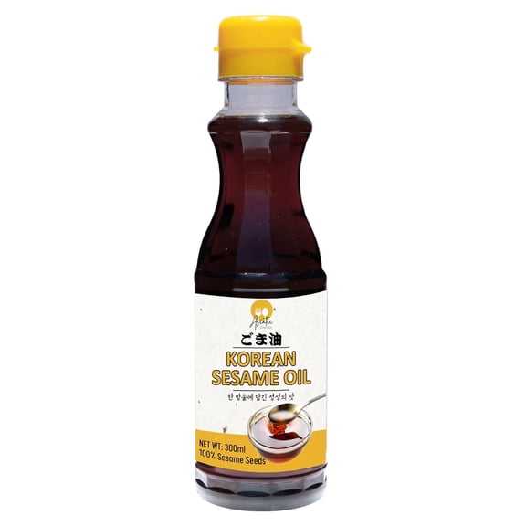 Asiatic Dishes Toasted Sesame Oil, Single-Ingredient, Slow-Roasted, 10.14 fl oz
