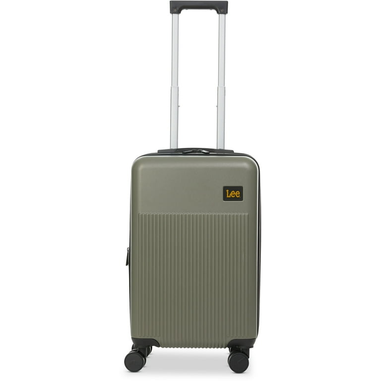 Lee 21 in Unisex Carry-On Luggage, Olive - Walmart.com