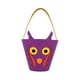 thumbnail image 1 of Bolsas de Halloween Bolsa de regalo para niños Ligera Reutilizable Multiuso para niños Favores de fiesta portátiles Tienda de juguetes Bolsa de asas Violeta mayimx Cesta de Halloween, 1 of 9