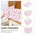 thumbnail image 2 of Yayeee Collapsible Cube Storage Bin with Lid Fabric Closet Decorative Basket with Handles, Pink Popsicle Pattern, 2 of 7