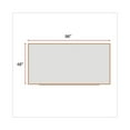 thumbnail image 3 of UNIVERSAL Dry-Erase Board Melamine 96 x 48 White Oak-Finished Frame 43620, 3 of 8
