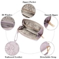 thumbnail image 5 of GAEKEAO Womens Wallet RFID Blocking Leather Wristlet Purse Large Capacity Card Holder Long Ladies Wallet Zip Around Clutch, 5 of 7