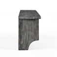 thumbnail image 4 of Pomona 48 Metal and Wood Entryway Coat Hook with Storage Cubbies in Slate Gray, 4 of 8